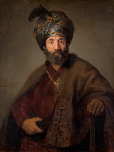 Man in Oriental Costume by Rembrandt van Rijn